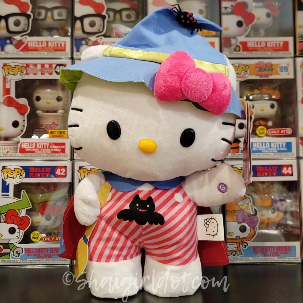 Hello Kitty Halloween Side Stepper 14-in Pink & Purple  Animated Plush BNWT!